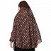 Instant Ready-to-wear Prayer Hijab - coffee Print